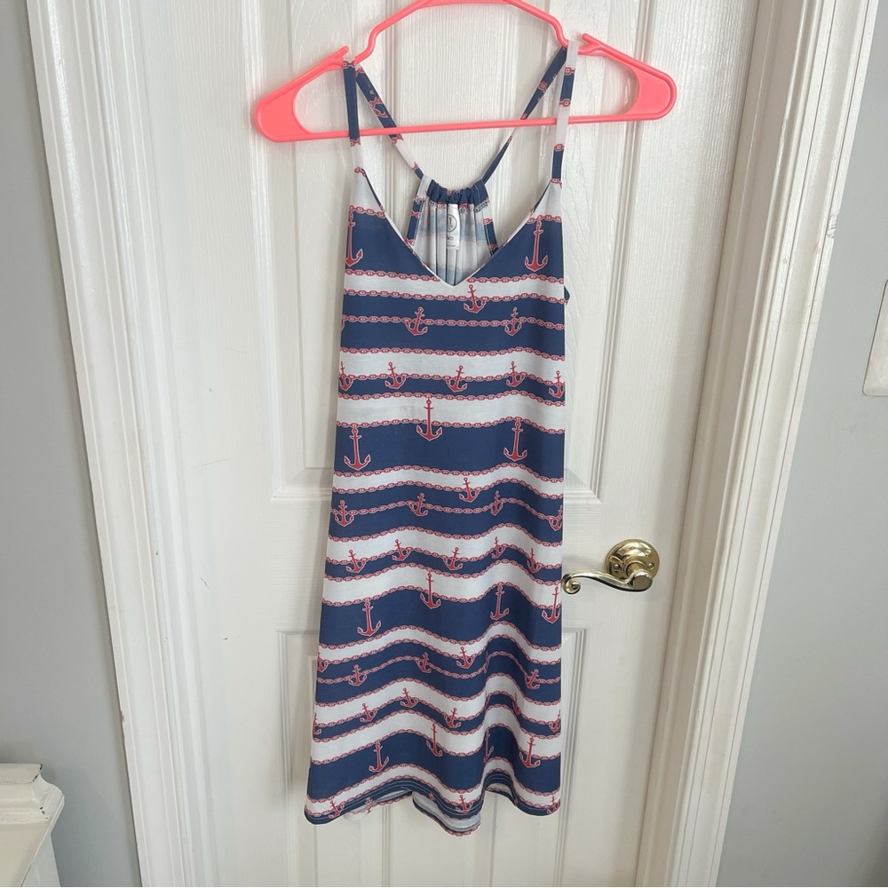 Lexi York Anchor Striped Dress